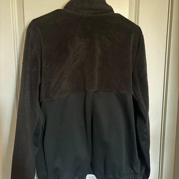 Adidas Team Issue Half Zip Black Fleece Jacket size XL women’s - Picture 5 of 5